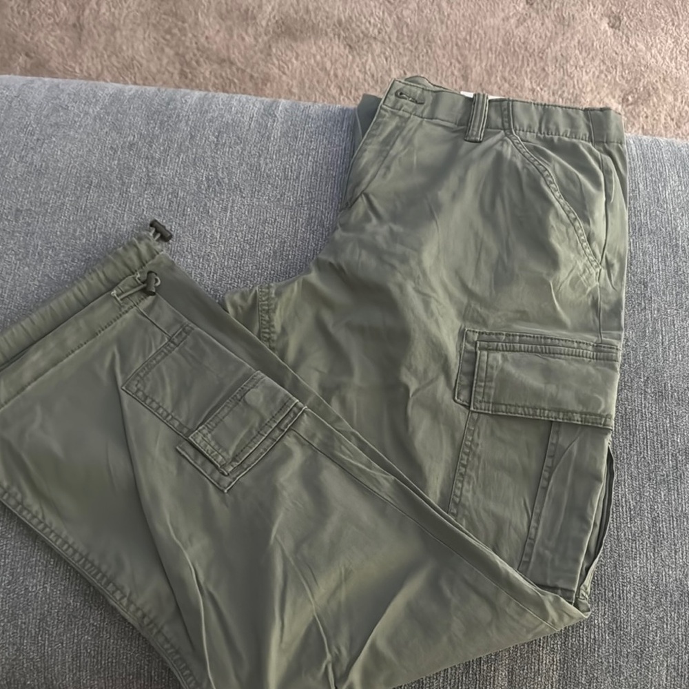Olive Cargo Pants for Women